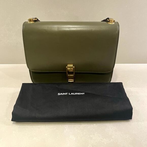 SAINT LAURENT Le Carré Bag in Olive Green - Picture 1 of 16